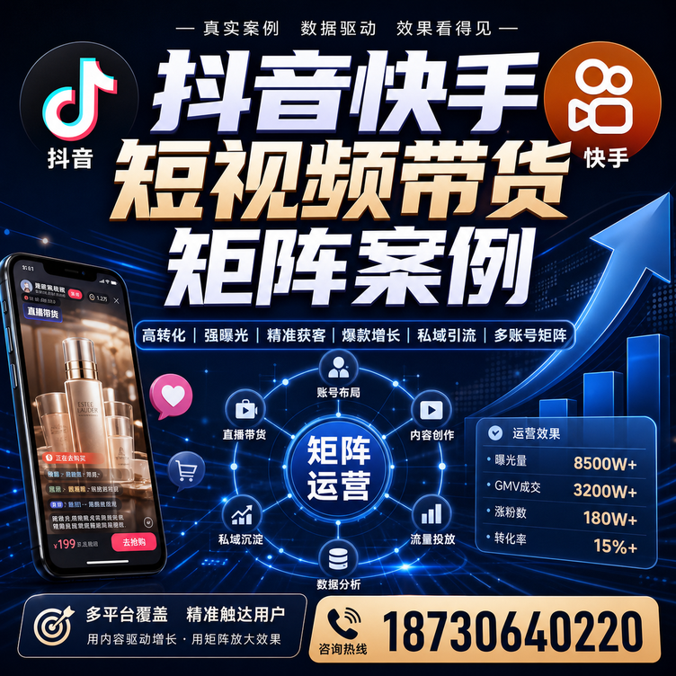 楚雄短视频带货团队多平台矩阵自动分发案例
